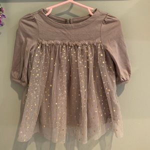 Sparkly star tulle dress